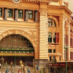 Art Print | Flinders Street Station Melbourne | Portrait Art Print | Flinders Street Station Melbourne | Portrait